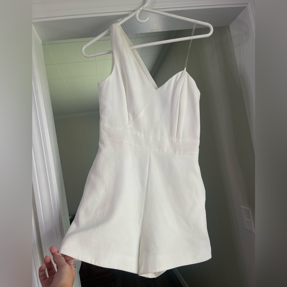 White romper one strap
